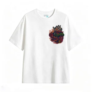 Remera Algodón Estampado Arrecife Marino Diseño Único Trendy