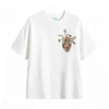Remera Algodón Estampado Corazón Musical Arte Premium