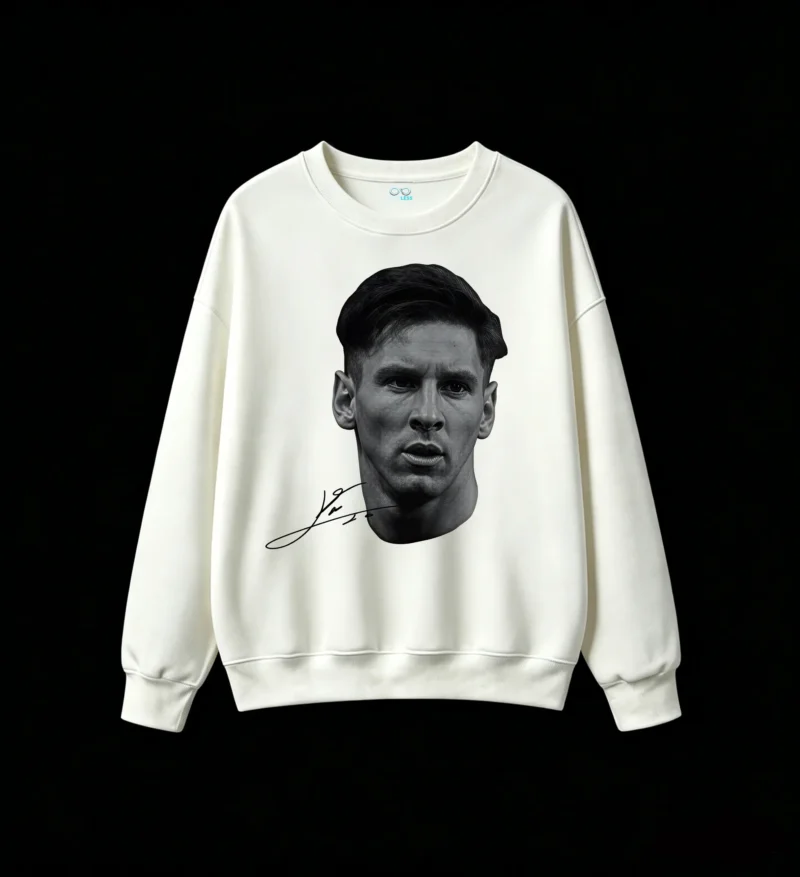 Lionel Messi Portrait Graphic Sweatshirt