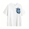 主图_2 Remera Algodón Estampado Corazón Olas Estilo Urbano Oversize