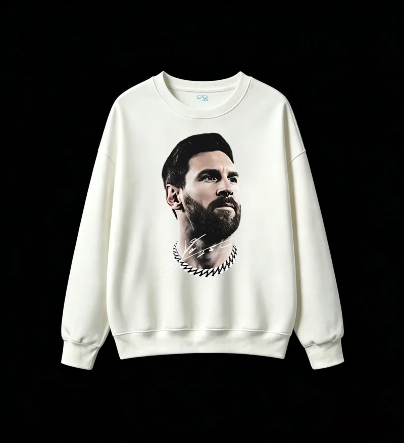 Lionel Messi Signature Portrait Sweatshirt
