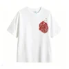 Remera Algodón Estampado Corazón Anatómico Diseño Dark