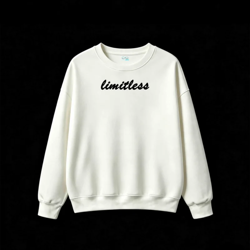 100% Fresh Pomegranate Graphic Back Print Sweatshirt