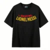 Remera Messi Spiderman Copa Mundial algodón oversize unisex