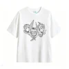 白t Vintage Dragon Graphic Back Print T-Shirt