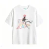 白t Creative Crown Ghost Back Graphic T-Shirt