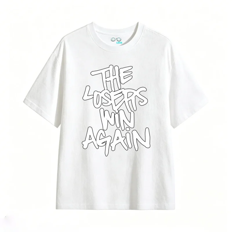 The Losers Win Again Back Print T-Shirt