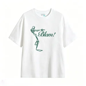 Blam! Skeleton Graphic Back Print T-Shirt
