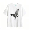 白t Vintage Eagle Back Graphic T-Shirt