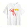 白t Corteiz Red Panther Graphic T-Shirt