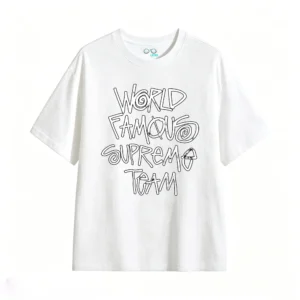 World Famous Supreme Team Back Print T-Shirt