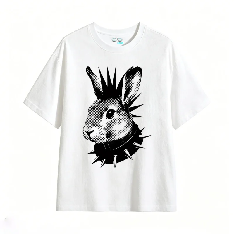 Bad Bunny Aesthetic Back Print T-Shirt