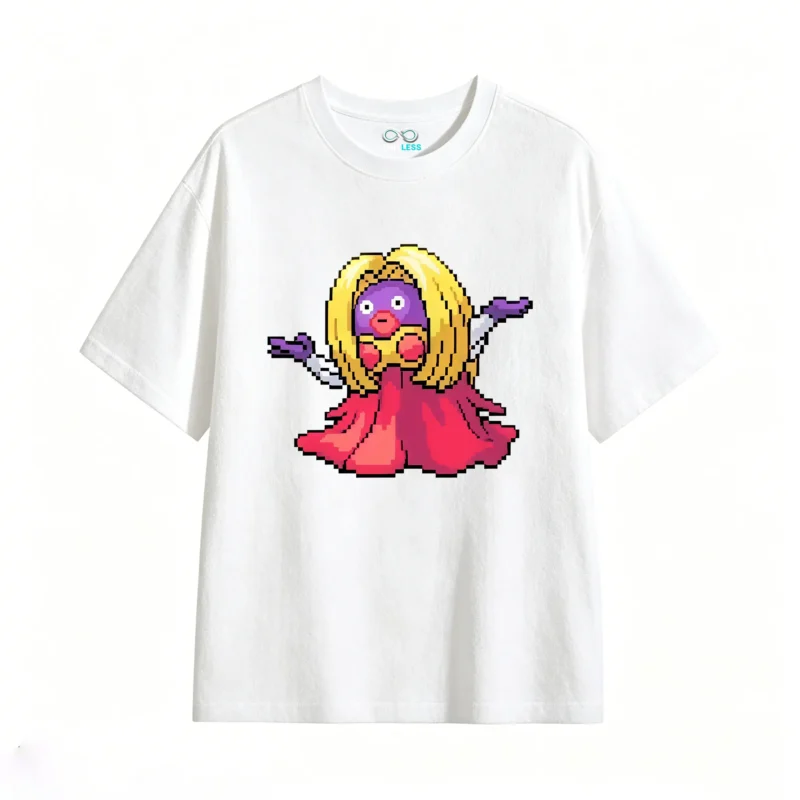 Jynx Pixel Art Back Print T-Shirt