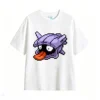 Retro Pixel Shellder Back Print T-Shirt