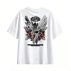 白t Seraphim Angel Wings Back Print T-Shirt