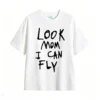 Look Mom I Can Fly Back Print T-Shirt