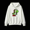 Retro Pixel Yoshi Graphic Hoodie