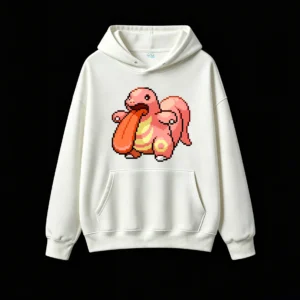 Cute Lickitung Pixel Art Hoodie