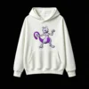 白卫 Mewtwo Pixel Art Graphic Hoodie
