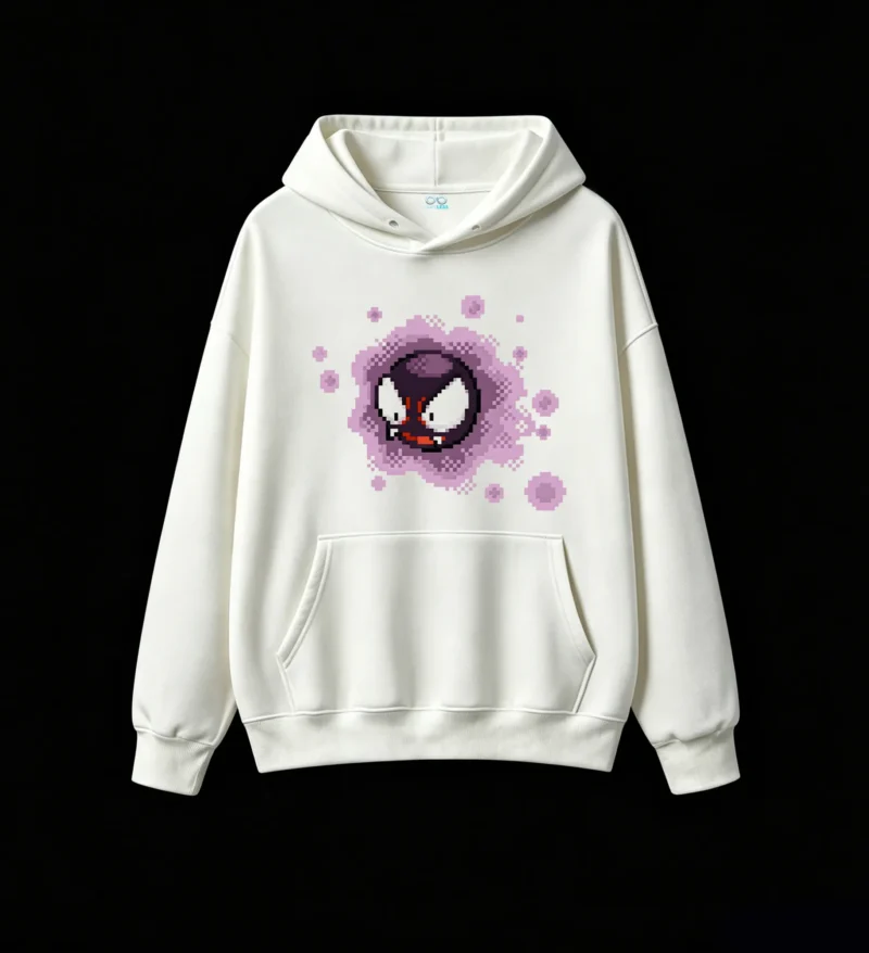 Gastly Pixel Art Hoodie