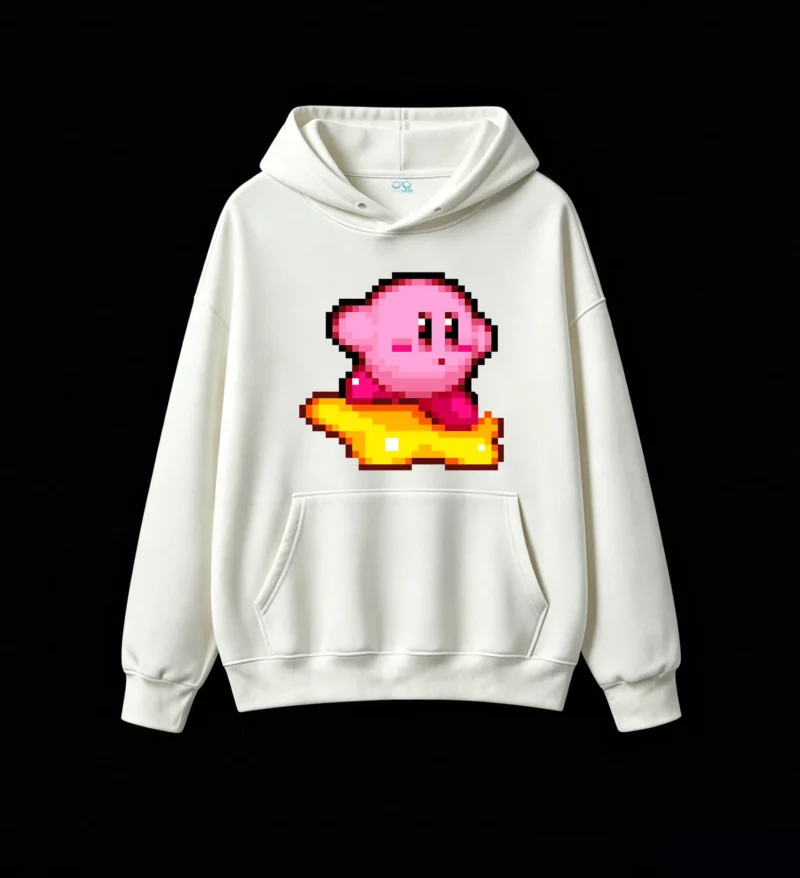 白卫 Kirby Riding Warp Star Hoodie