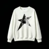 Gothic Star Face Graphic Hoodie