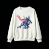 Greninja Pixel Art Back Print Sweatshirt