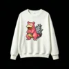 白卫 Pixel Art Slowbro Back Print Sweatshirt