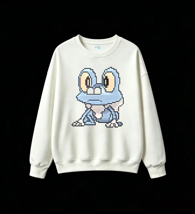 Cute Froakie Pixel Art Sweatshirt