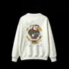 白卫 Funny Back Print Crew Neck Sweatshirt