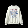 白卫 Back Print Crew Neck Hoodie