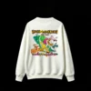 白卫 Back Print Crew Neck Sweatshirt