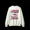 Back Print Crew Neck Hoodie