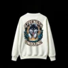 白卫 Unbound Strength Wolf Graphic Sweatshirt - Men's Crew Neck Sweatshirt