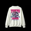 白卫 Tokyo Dragon Graphic Print Crewneck Sweatshirt