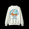 白卫 Experience The South End Beach Haven NJ Pelican Surfing Graphic Crew Neck Sweatshirt