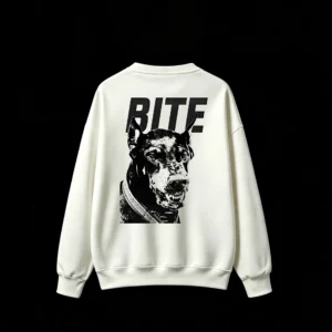 白卫 Rite Doberman Shadow Dog Graphic Crewneck Sweatshirt