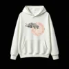 白卫 Tiger Drinking From Spiral Water Graphic Hoodie