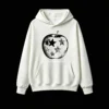 白卫 Sparkling Glitter Star Apple Print Hoodie