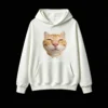 Funny Smiling Ginger Cat Hoodie