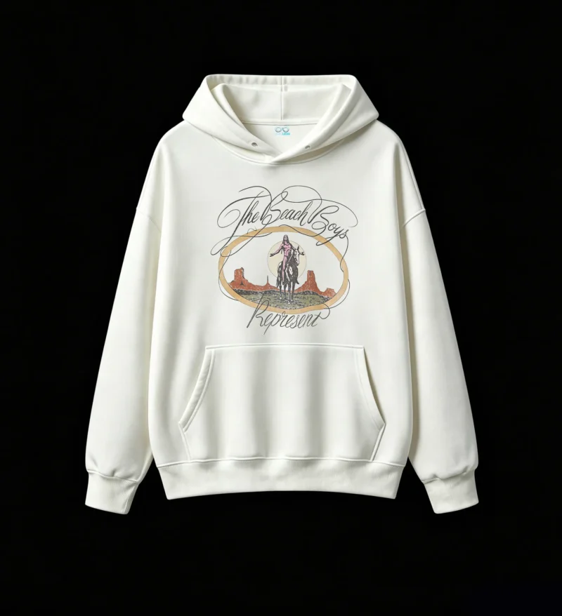 白卫 The Beach Boys Represent Vintage Graphic Hoodie