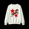 Horse Jumping Back Print Hoodie