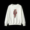 白卫 Burning Knight Back Print Crewneck Sweatshirt
