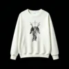 白卫 Dark Angel Graphic Back Print Sweatshirt