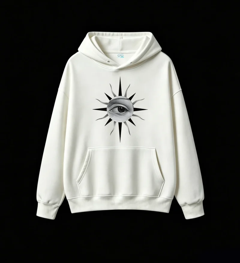 Mystic Eye Sun Graphic Hoodies