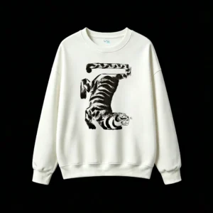 Tiger Back Print Sweatshirt
