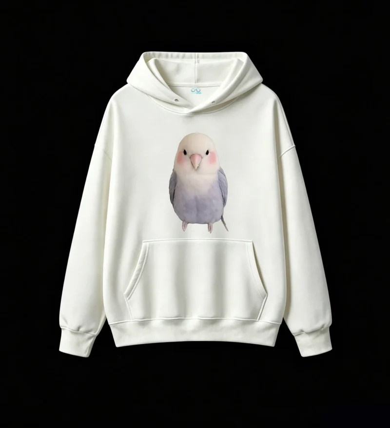 白卫 Cute Pastel Lovebird Hoodie