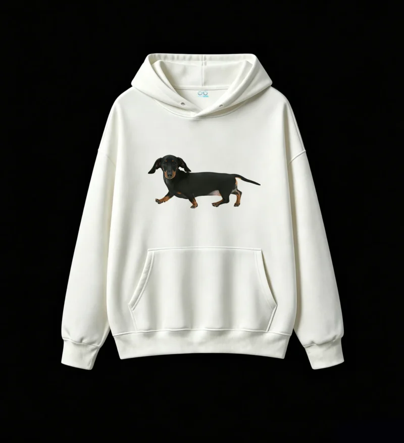 白卫 Cute Dachshund Dog Lover Hoodie