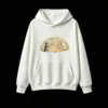 白卫 Vintage Cats Playing Badminton Graphic Hoodie