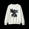 No Risk No Fun Back Print Sweatshirt